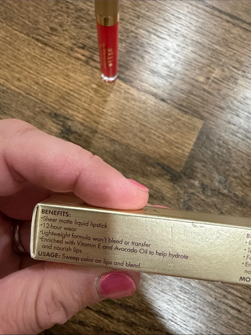 Stila Liquid Lipstick in Sheer Passione
